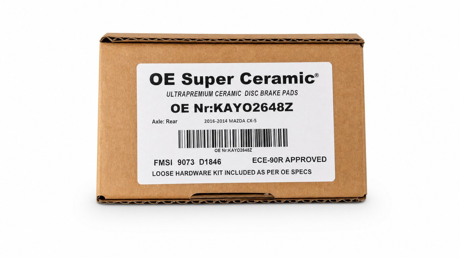 Caja OE Super Ceramic con etiqueta propia